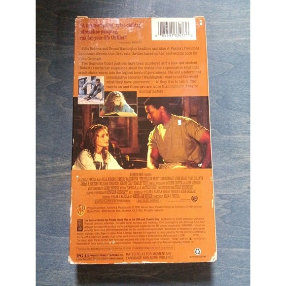 Pelican Brief VHS - Picture 2 of 3